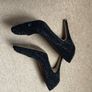 ALDO black rhinestone jewel sparkly  heels Image 8