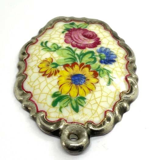 Antique Rosenthal Porcelain Pendant