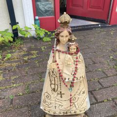 Large statue Virgin of Luxembourg free postage