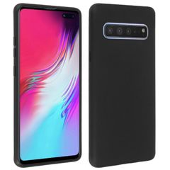 Black Soft Silicone Case for Samsung Galaxy S10 PLUS Shockproof Back Cover