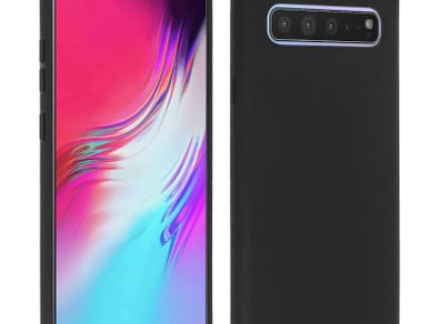 Black Soft Silicone Case for Samsung Galaxy S10 PLUS Shockproof Back Cover