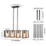 Modern Ceiling Light (Free Delivery) Black or Wood Colours Image 5