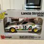 Lancia Stratos Rally Alitalia HAT Serie Rare 1/24 Burago Image 2