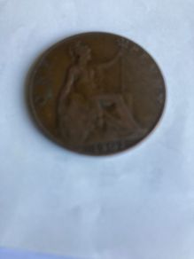 Old coin - 1907 British Penny
