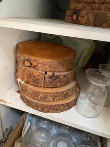 Wood Slices Centrepiece