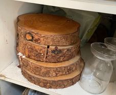 Wood Slices Centrepiece
