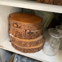 Wood Slices Centrepiece