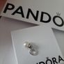 new genuine pandora sleeping angel and pearl charm Image 3