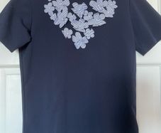 Molly Bracken t-shirt with flowers, Size S