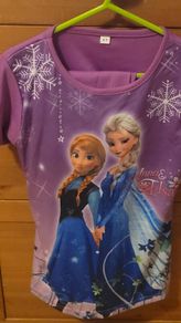 Girls 3/4 length FROZEN  pjs.