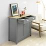 Sideboard Kitchen cabinet with worktop  Hallway Cabinet Grey Image 4