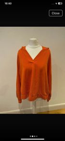 Helen Steele orange hoody - suit 10-12