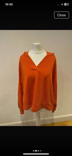 Helen Steele orange hoody - suit 10-12