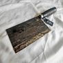 Rustic Cleaver Knife engraved Image 6
