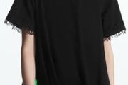 COS Lace-Trimmed T-Shirt Dress