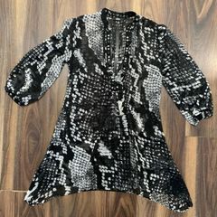 Ladies M&S Embellished Top / beach wear: Size 8