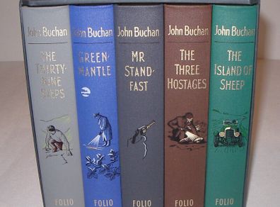 The Adventures of Richard Hannay - John Buchan - Folio Society Box Set