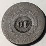 Brazil counter stamp coin 1828 Image 2