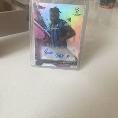 football card autograph