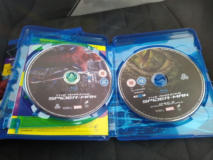 The Amazing Spiderman 2 Disc Blu-ray Dvd