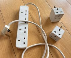 Extension lead + 2 adaptors