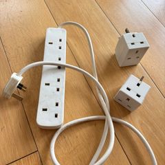 Extension lead + 2 adaptors