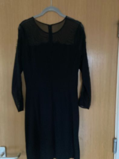 Sandro black dress size 2 - uk 10. Great cond