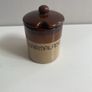 Vintage  pottery marmalade Jar Image 2
