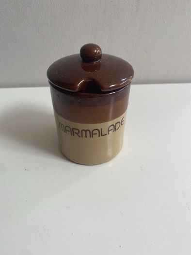 Vintage  pottery marmalade Jar