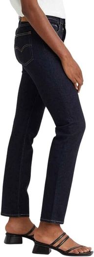Levi's Women's 724 Jeans, High Rise Straight, Blue Wave Rinse, 31W / 30L, Size S - M