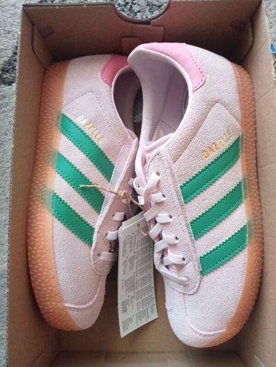 Adidas Gazelle Pink Green New