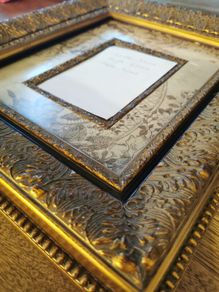 Beautiful Gold colour vintage style frame