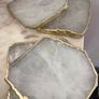 4 quartz crystal coasters Image 2