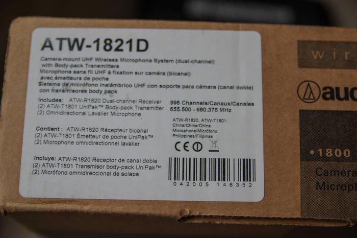 wireless microphone system Audio Technica