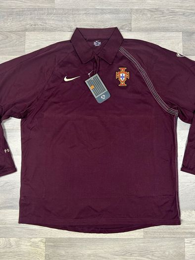 New Vintage 2003 Nike Portugal Rugby Polo Shirt Jersey Mens Large