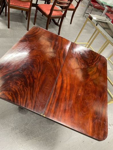 Antique William IV Folding Card Table
