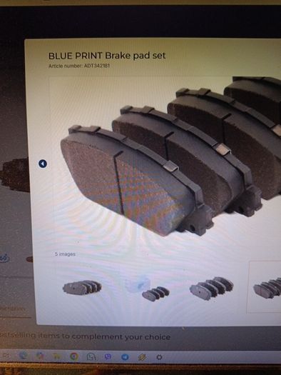 Toyota Prius/Lexus brake pad set