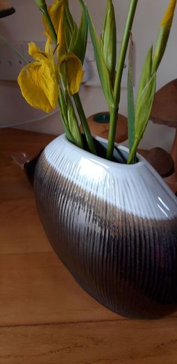 Stephen Pearce Shanagarry Pottery Oval Vase