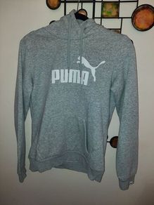 Puma Grey Marl Sweatshirt UK 10 - January Clearance