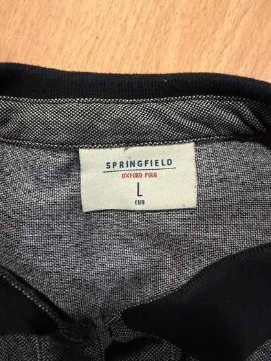 Grey Springfield Polo Shirt