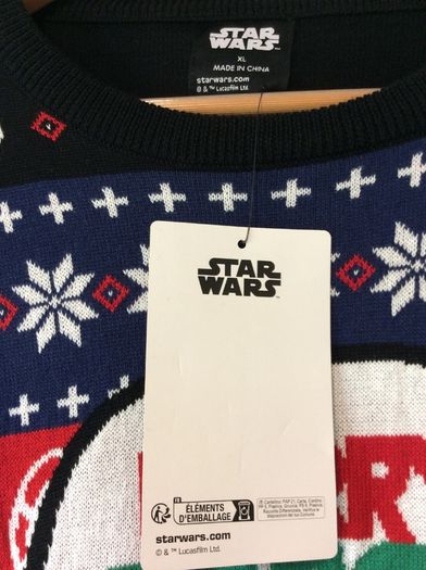 Star Wars Christmas Jumper. Official Star Wars Merch. Brand New With Tags. Collect In Dublin Or Receive Via Post.