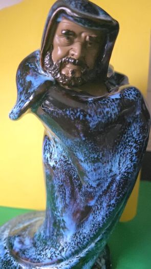 Ceramic monk  collectable figurine