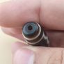 Vintage 5 Eyes Himalayan Tibetan Agate Dzi Bead Amulet Pendant Image 3