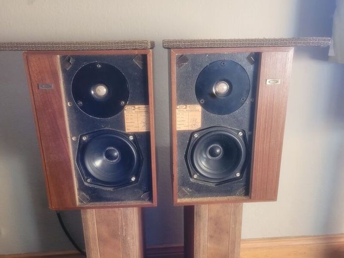 Original 1960s Kef Cresta Loudspeakers