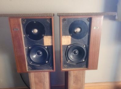 Original 1960s Kef Cresta Loudspeakers