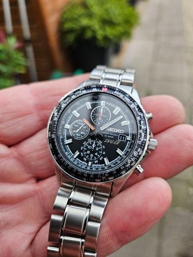 Watch Seiko "ANA" Pilot Chronograph.