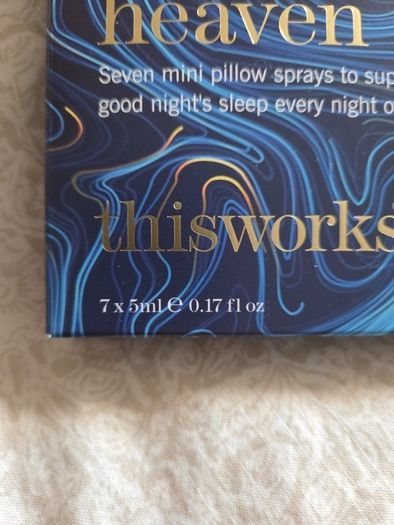 This works 7 pillow sprays bnib