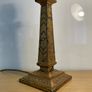 Vintage Egyptian style column lamp c1970. Image 6