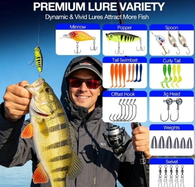 Fishing Rod and Reel Combos Set of 2, Carbon Fiber Fishing Rod Reel Combo, Telescopic Fishing Rod and Spinning Reel Combo Set with Carrier Bag for Freshwater Saltwater Kit Fishing Gifts for Men Women
