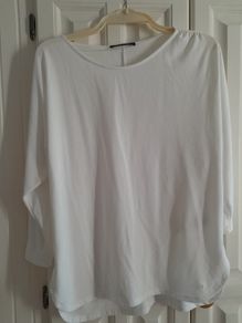 Betty Barkley New White Top